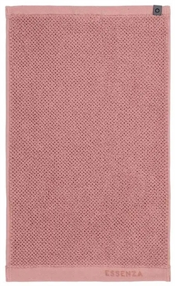 Essenza håndklæde - 50x100 cm - Rosa - 100% økologisk bomuld - Connect uni bløde håndklæder